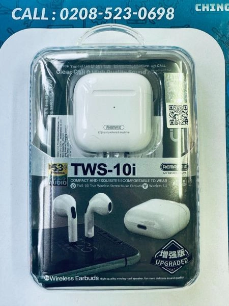Wireless Bluetooth Earbuds TWS-10i White EarPods Headset Headphones for iPhone and Samsung Models