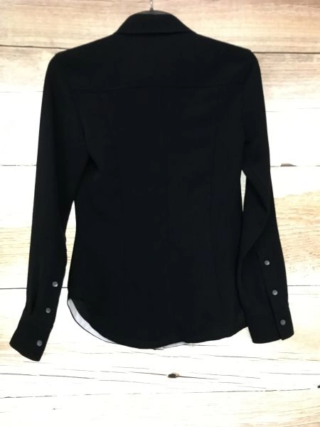 Calvin Klein Perfect Black Long Sleeve Button Up Shirt