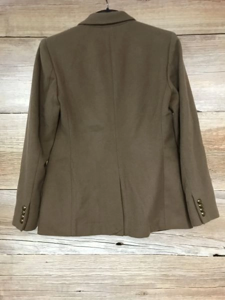Ralph Lauren Brown Long Sleeved Single Breasted Blazer Style Coat