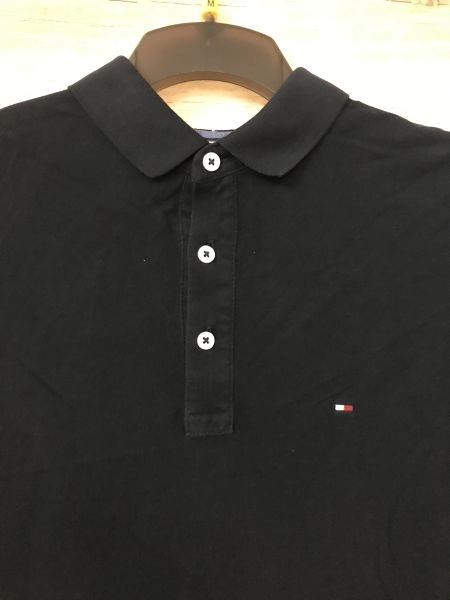 Tommy Hilfiger Black Slim Fit Polo Shirt