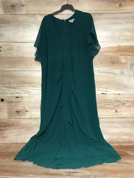 Studio 8 Green Olympia Maxi Dress with Short Sleeves