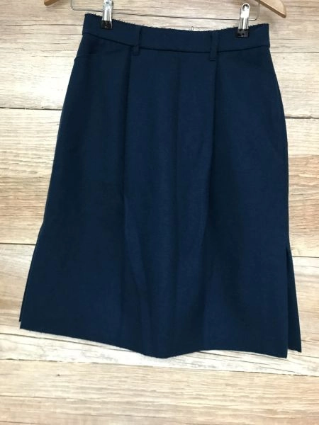 Tommy Hilfiger Blue / Green Woolen Pencil Skirt