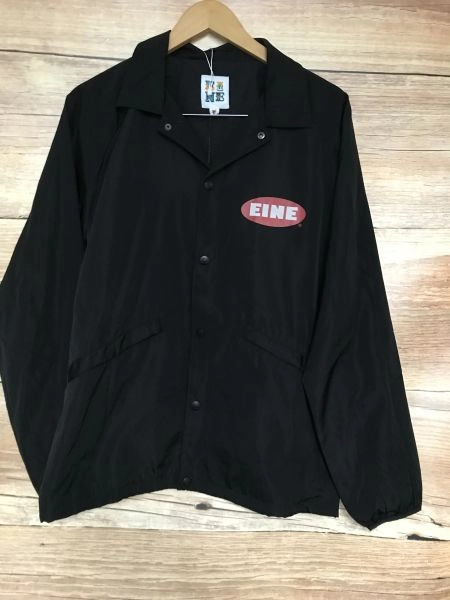Eine Black Long Sleeve Jacket with Large Logo Print on Rear