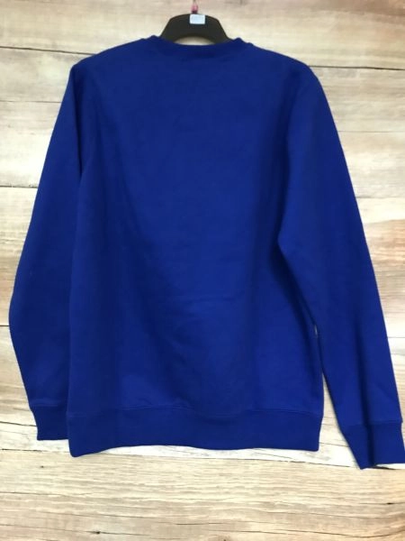 Dickies Blue Long Sleeve Sweatshirt with Logo Front