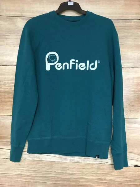 Penfield Green Long Sleeve Oversized Sweatshirt