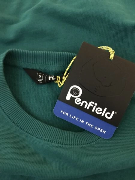 Penfield Green Long Sleeve Oversized Sweatshirt