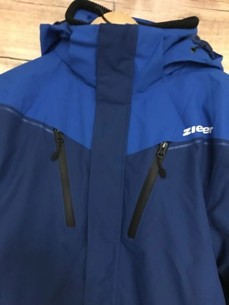 Ziener Blue Long Sleeved Lined Coat with Hood