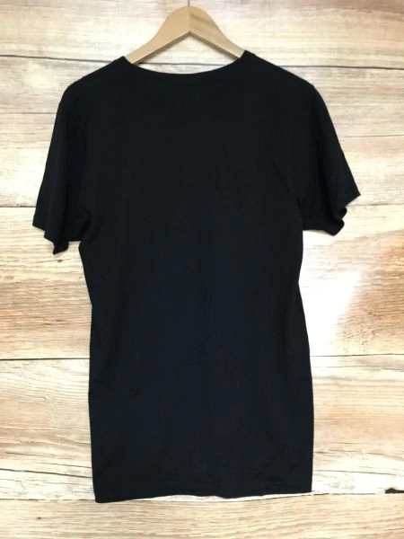 S.V.R.N Black Short Sleeve T-Shirt with 'Sovreign' Printed Logo on Front
