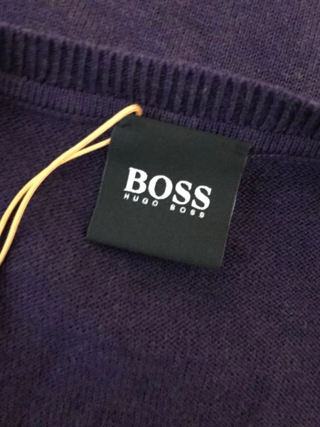 Hugo Boss Purple Long Sleeve Jumper