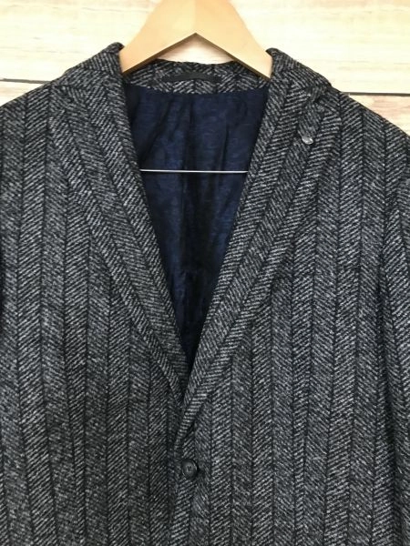 Turner and Sanderson Grey Long Sleeve Tailored Fit Coat