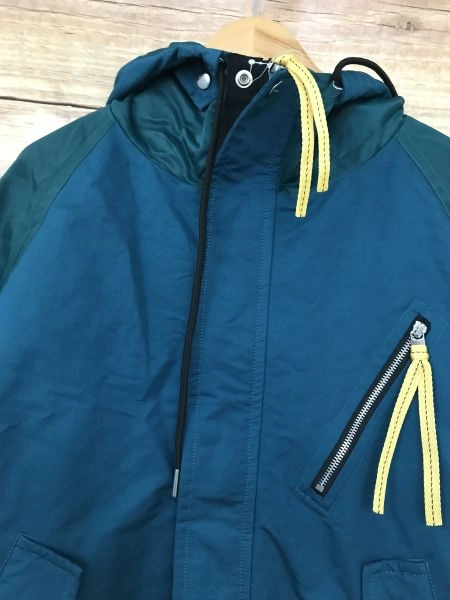 Diesel Green and Yellow Anorak Style Jacket