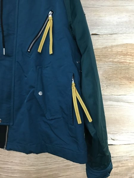 Diesel Green and Yellow Anorak Style Jacket