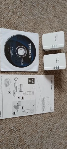 trendnet tpl-406e powerline adapters with free postage
