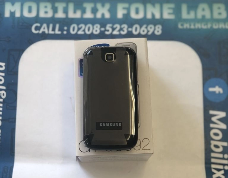 Samsung GT-C3592 Flip Phone Black Unlocked Big Keypad Buttons with Camera & Dual Sim