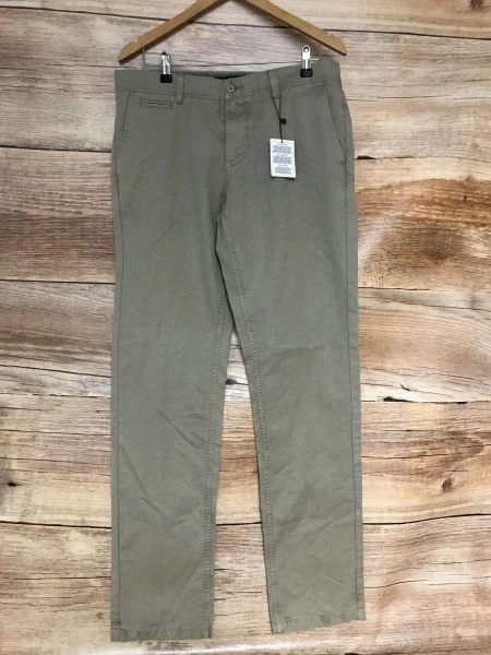 Woolrich Brown Straight Leg Cotton Trousers
