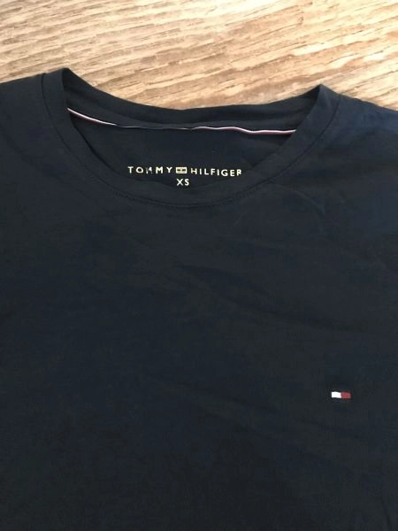 Tommy Hilfiger Black Slim Fit Short Sleeve T-Shirt
