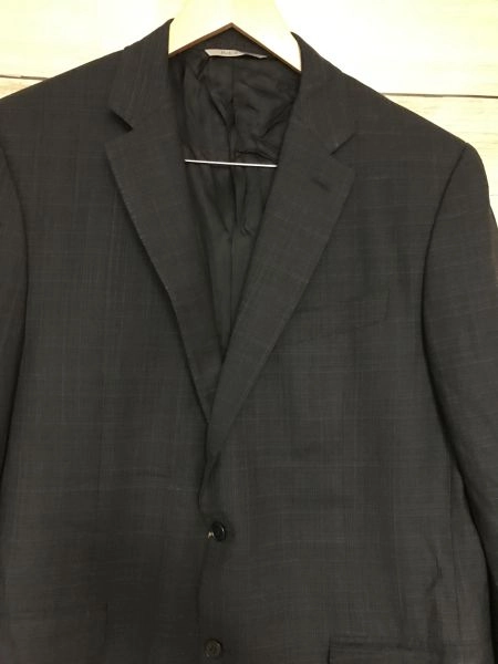 Flannels Canali Grey Long Sleeve Suit Jacket