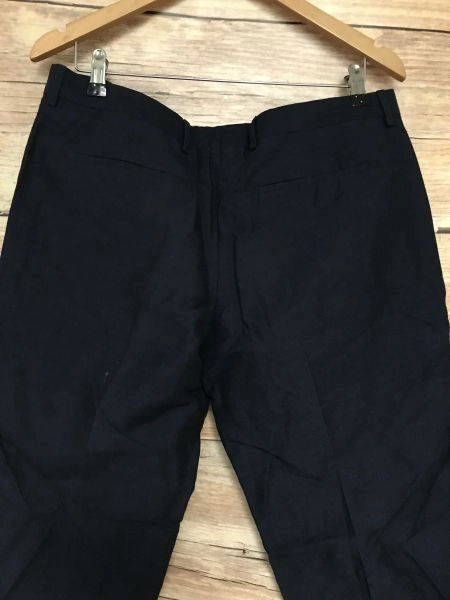 Calvin Klein Black Fitted Suit Trousers