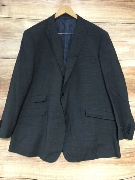 Skopes Grey Tailored Fit Long Sleeve Suit Jacket