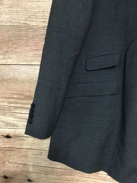 Skopes Grey Tailored Fit Long Sleeve Suit Jacket