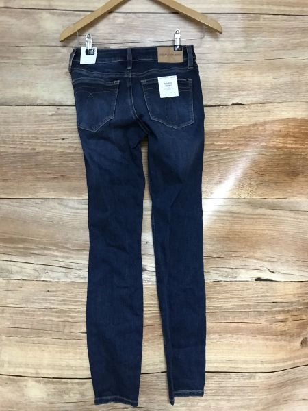 Calvin Klein Blue Mid Rise Skinny Fit Jeans