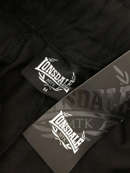 Lonsdale Black Sweatpants with Elasticated Waist