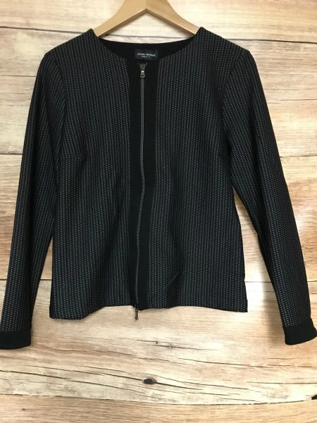 James Lakeland Black Patterned Short Length Jacket