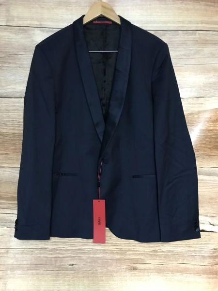 Hugo Boss Dark Blue Long Sleeve Extra Slim Fit Blazer