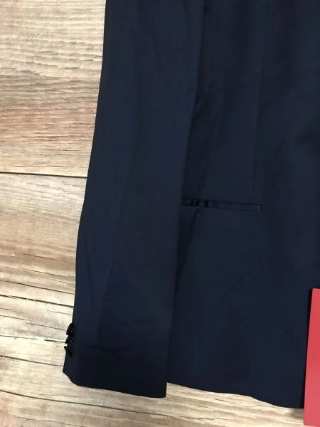 Hugo Boss Dark Blue Long Sleeve Extra Slim Fit Blazer