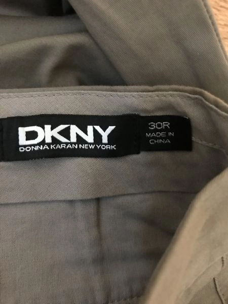 DKNY Brown Straight Leg Trousers