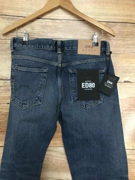 Edwin Blue Slim Fit Tapered Jeans