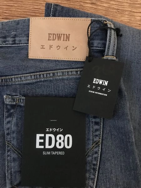 Edwin Blue Slim Fit Tapered Jeans