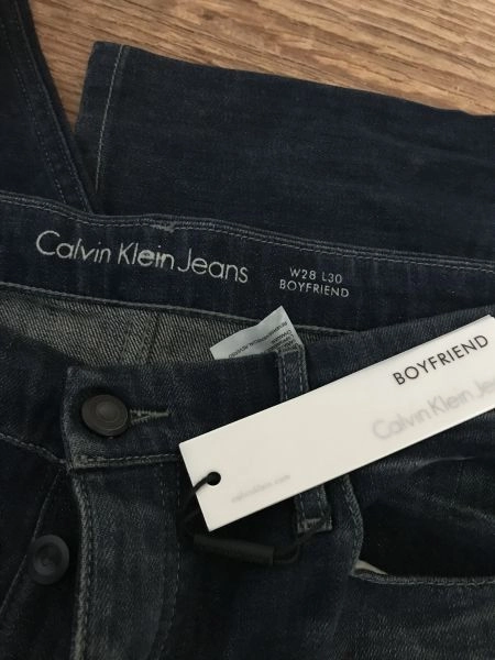 Calvin Klein Blue Boyfriend Fit Jeans