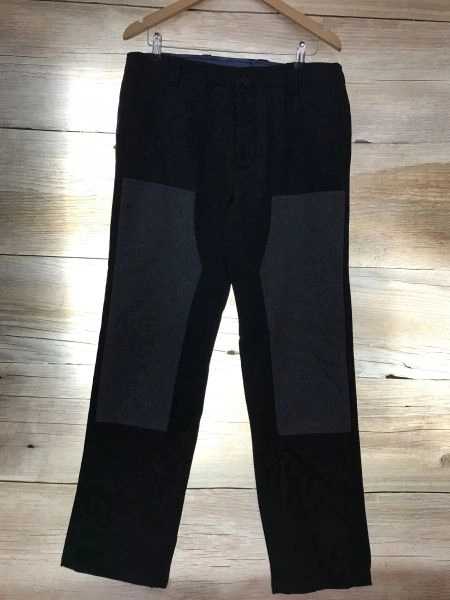 William Fox and Sons Grey Wool Carpenter Trousers