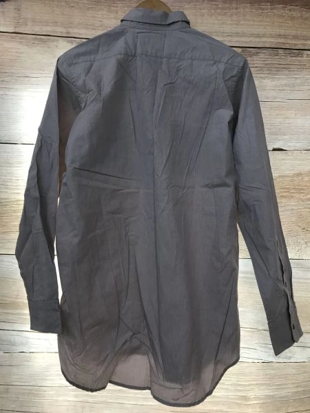 Present Grey Angled Pocket Long Sleeve Shirt