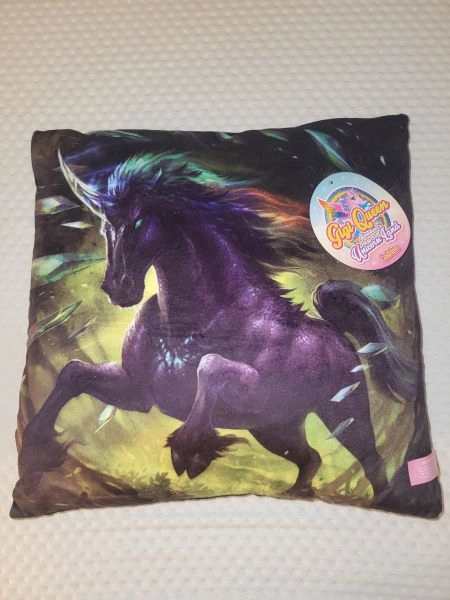 Gigi Queen adventures In unicorn land pillow