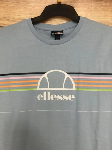 Ellesse Blue Short Sleeve T-Shirt with Front Logo