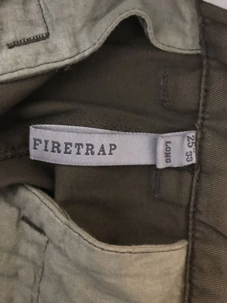 Firetrap Brown Straight Leg Trousers
