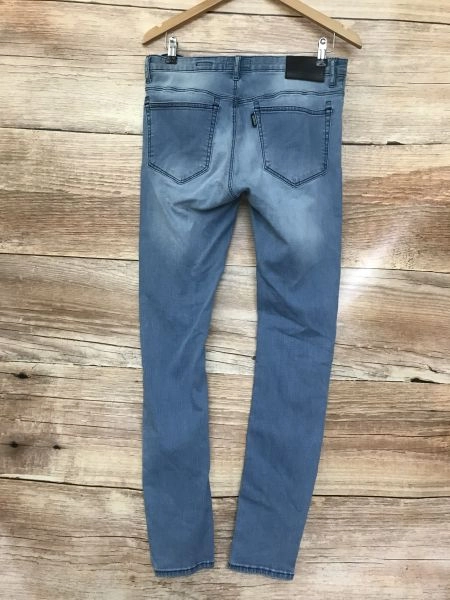 Hardcore Blue Skinny Fit Distressed Jeans