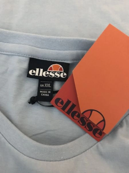 Ellesse Blue Short Sleeve T-Shirt with Front Logo