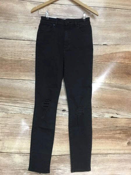 Abrand Black High Rise Skinny Ankle Length Jeans