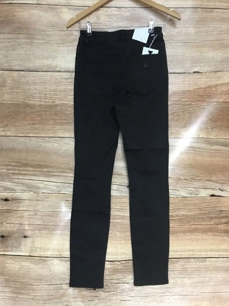Abrand Black High Rise Skinny Ankle Length Jeans