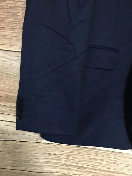 Alexandre of England Blue Long Sleeve Suit Jacket