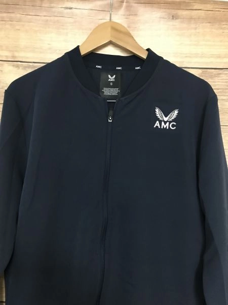 AMC Blue Long Sleeve Zip Up Track Jacket