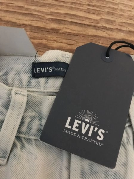Levi's Cream Original Straight Leg Jeans