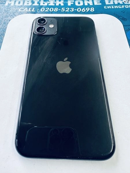Apple iPhone 11 128GB Black Unlocked Latest iOS 17.3 No Face ID Good Working Condition
