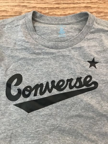 Converse Grey Short Sleeve T-Shirt