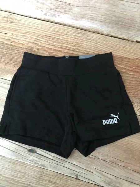 Puma Black Short Sports Shorts with Pockets