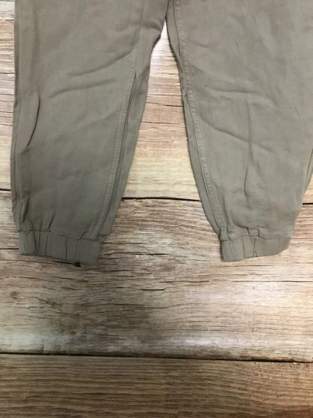 Tommy Hilfiger Brown Loose Fit Trousers with Elasticated Leg Cuffs