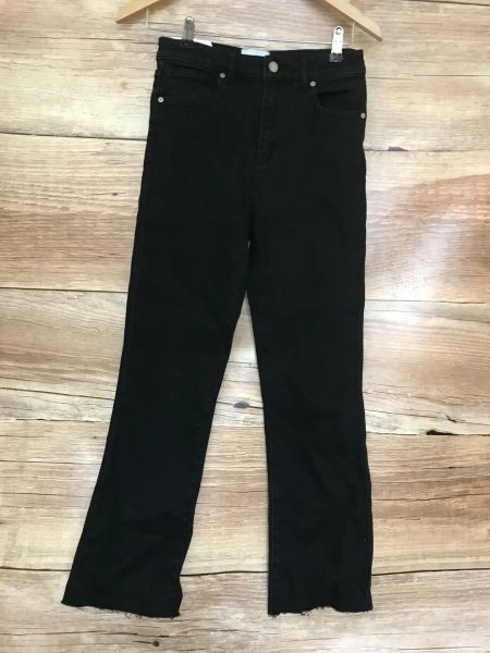 Abrand Jeans Black High Waist Skinny Fit Boot Leg Jeans